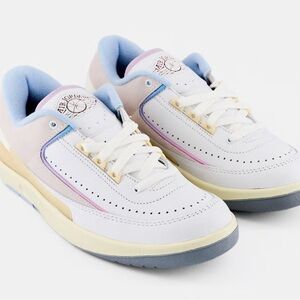 Jordan White and Pastel Sneakers
